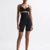 Reiss Black Spanx Shapewear High-Waisted Mid-Thigh Shorts -Style Trend Shop 125 781s