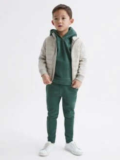 Reiss Midnight Green Alexander Junior Oversized Garment Dye Jersey Hoodie -Style Trend Shop 141112s6
