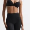 Reiss Black Spanx Shapewear Mid-Thigh Shorts -Style Trend Shop 169 232s