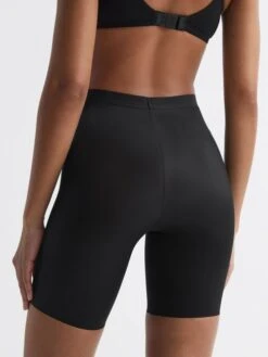 Reiss Black Spanx Shapewear Mid-Thigh Shorts -Style Trend Shop 169 232s3