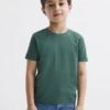 Reiss Pine Green Bless Junior Crew Neck T-shirt -Style Trend Shop 184424s