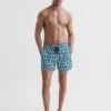 Reiss Blue Multi Moorea Vilebrequin Leopard Print Swim Shorts -Style Trend Shop 199 963s