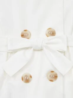 Reiss White Natalie Senior Sleeveless Belted Dress -Style Trend Shop 257 512s8