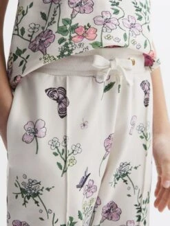 Reiss Pink Print Kemi Senior Floral Print Drawstring Joggers 11 Reiss Pink Print Kemi Senior Floral Print Drawstring Joggers -Style Trend Shop 436336s4