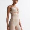 Reiss Champagne Spanx Shapewear High-Waisted Mid-Thigh Shorts 1 Reiss Champagne Spanx Shapewear High-Waisted Mid-Thigh Shorts -Style Trend Shop 449 737s