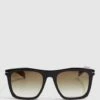 Reiss Eyewear By David Beckham Squared Tortoiseshell Sunglasses -Style Trend Shop 468 404s