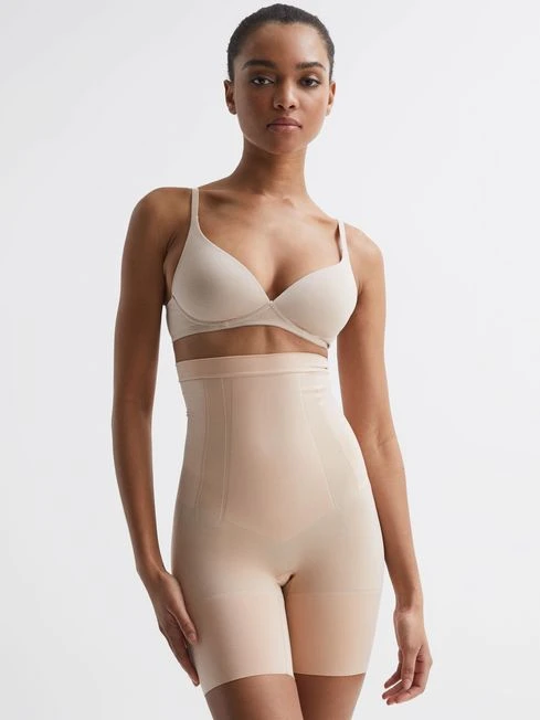 Reiss Nude Spanx Shapewear High Rise Mid-Thigh Shorts 3 Reiss Nude Spanx Shapewear High Rise Mid-Thigh Shorts