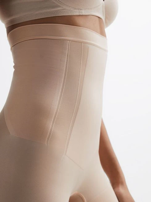 Reiss Nude Spanx Shapewear High Rise Mid-Thigh Shorts 6 Reiss Nude Spanx Shapewear High Rise Mid-Thigh Shorts - Image 4