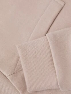 Reiss Taupe Alexander Oversized Cotton Jersey Hoodie -Style Trend Shop 539950s6