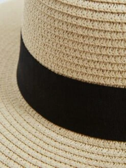 Reiss Natural Lexi Woven Wide Brim Hat -Style Trend Shop 561410s4