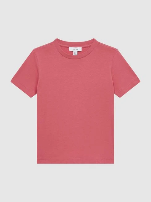 Reiss Coral Bless Junior Crew Neck T-shirt 4 Reiss Coral Bless Junior Crew Neck T-shirt - Image 2