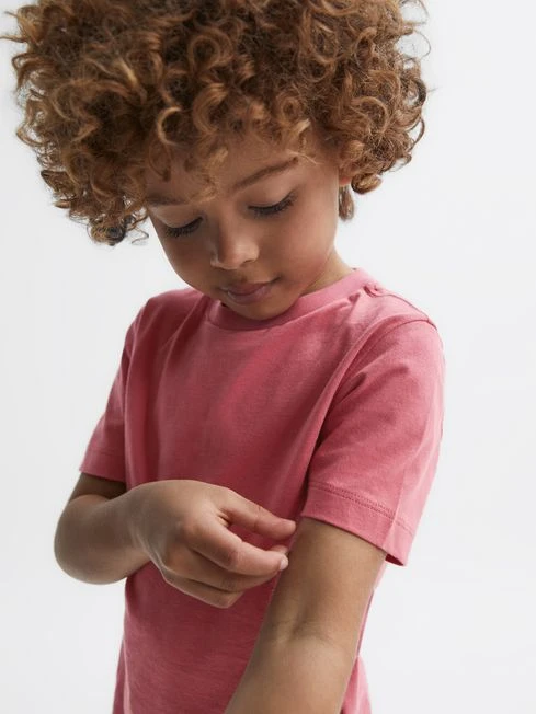 Reiss Coral Bless Junior Crew Neck T-shirt 6 Reiss Coral Bless Junior Crew Neck T-shirt - Image 4