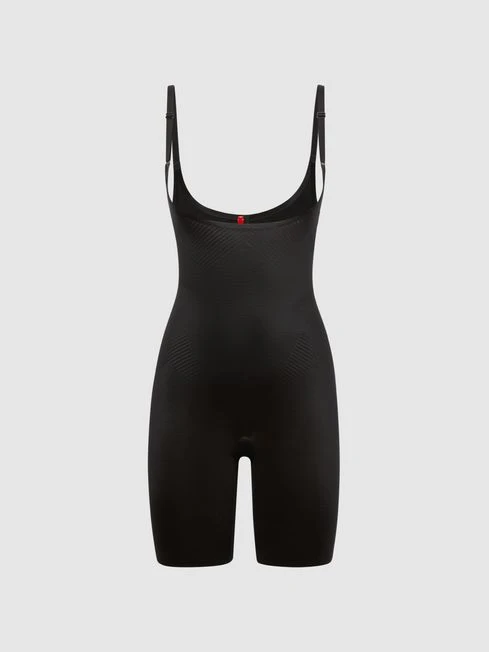 Reiss Black Spanx Shapewear Open-Bust Mid-Thigh Bodysuit 4 Reiss Black Spanx Shapewear Open-Bust Mid-Thigh Bodysuit - Image 2