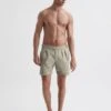 Reiss Stone Kulbir Gurka Hemingsworth Front Pleat Swim Shorts -Style Trend Shop 661 415s