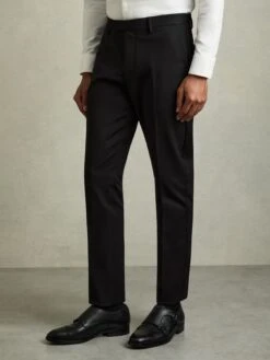 Reiss Black Eastbury Slim Fit Chinos 9 Reiss Black Eastbury Slim Fit Chinos -Style Trend Shop 661983s3