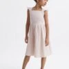 Reiss Pink Cerys Senior Cotton Cross Back Dress 2 Reiss Pink Cerys Senior Cotton Cross Back Dress -Style Trend Shop 689 257s