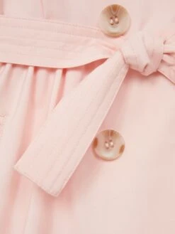 Reiss Pink Naomi Junior Puff Sleeve Belted Dress 17 Reiss Pink Naomi Junior Puff Sleeve Belted Dress -Style Trend Shop 692 205s8