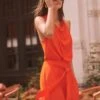 Reiss Orange Riley Cowl Neck Wide Leg Jumpsuit -Style Trend Shop 692800s