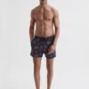 Reiss Black/Red Moorise Vilebrequin Turtle Print Swim Shorts -Style Trend Shop 706 193s