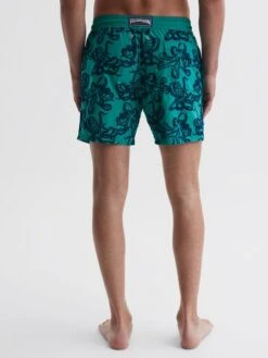 Reiss Turquoise Moorea Vilebrequin Octopus Print Swim Shorts -Style Trend Shop 777 787s4