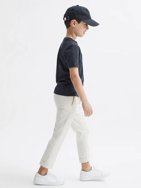 Reiss Airforce Blue Bless Senior Crew Neck T-shirt 5 Reiss Airforce Blue Bless Senior Crew Neck T-shirt - Image 3