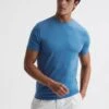 Reiss Marine Blue Bless Crew Neck T-Shirt -Style Trend Shop 862 163s