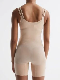 Reiss Nude Spanx Shapewear Open-Bust Mid-Thigh Bodysuit -Style Trend Shop 908242s4