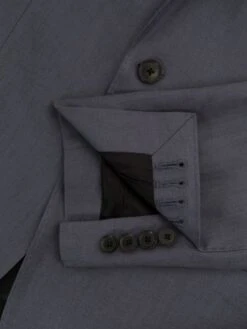 Reiss Airforce Blue Kin Slim Fit Single Breasted Linen Blazer -Style Trend Shop 998 357s6