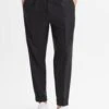 Reiss Black Brighton Pleat Front Trousers -Style Trend Shop A11 962s