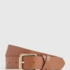 Reiss Tan Annexe Leather Belt -Style Trend Shop A85 477s