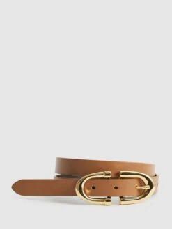 Reiss Tan Bailey Horseshoe Belt
