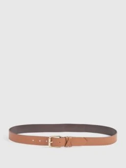 Reiss Tan Annexe Leather Belt -Style Trend Shop A85477s6