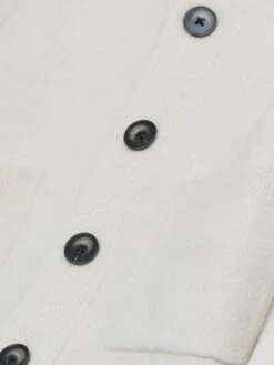 Reiss Ecru Chile Senior Wool Blend Cardigan -Style Trend Shop A97 639s7