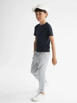 Reiss Navy Bless Senior Crew Neck T-shirt