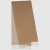 Reiss Camel Picton Cashmere Blend Scarf -Style Trend Shop C00 256s