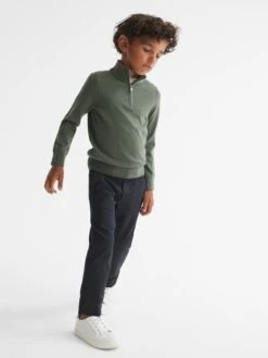 Reiss Rosemary Blackhall Junior Zip Up Knitted Jumper