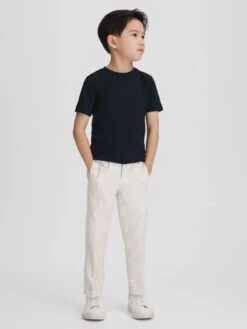 Reiss Navy Bless Senior Crew Neck T-shirt -Style Trend Shop C00069s4