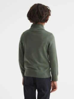 Reiss Rosemary Blackhall Junior Zip Up Knitted Jumper -Style Trend Shop C00641s3