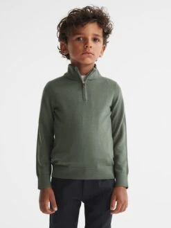 Reiss Rosemary Blackhall Junior Zip Up Knitted Jumper -Style Trend Shop C00641s4