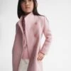 Reiss Pink Kia Junior Wool Blend Coat -Style Trend Shop C05 523s