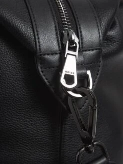 Reiss Black Carter Leather Travel Bag -Style Trend Shop C23865s7
