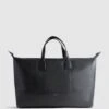Reiss Black Carter Leather Holdall -Style Trend Shop C25 810s