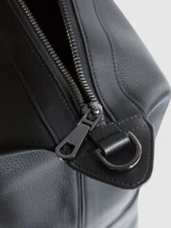 Reiss Black Carter Leather Holdall -Style Trend Shop C25810s7