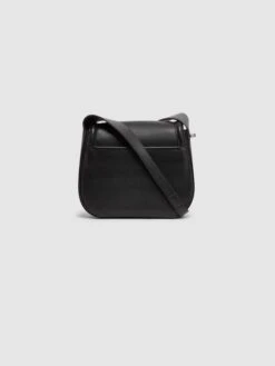 Reiss Black Cleo Leather Saddle Bag 9 Reiss Black Cleo Leather Saddle Bag -Style Trend Shop C28545s3