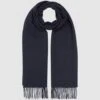 Reiss Navy Picton Cashmere Blend Scarf -Style Trend Shop C30 899s