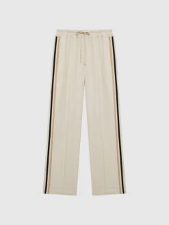 Reiss Cream Odell Wide Wide Leg Pull On Trousers 9 Reiss Cream Odell Wide Wide Leg Pull On Trousers -Style Trend Shop C32 144s2