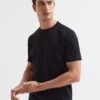Reiss Navy Bradley Regular Fit Crew Neck T-shirt -Style Trend Shop C39 057s