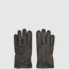 Reiss Black Iowa Leather Gloves -Style Trend Shop C54 933s