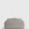 Reiss Opal Adaline Embellished Clutch Bag 2 Reiss Opal Adaline Embellished Clutch Bag -Style Trend Shop C55 100s