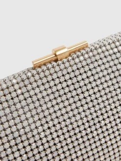Reiss Opal Adaline Embellished Clutch Bag -Style Trend Shop C55100s7
